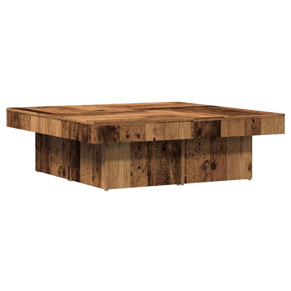 Couchtisch Altholz-Optik 90x90 cm