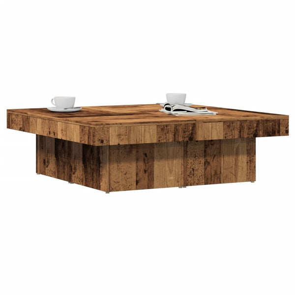 Couchtisch Altholz-Optik 90x90 cm