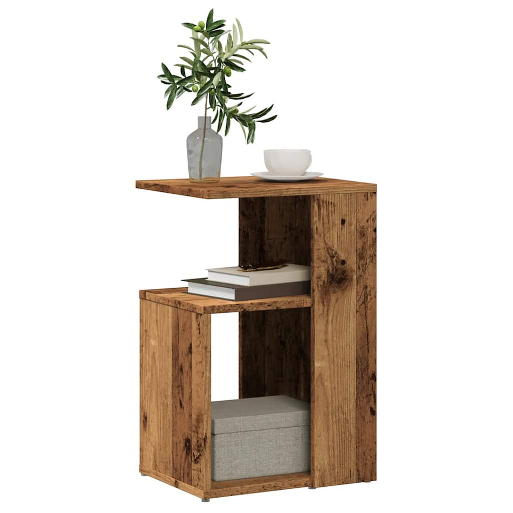 Beistelltisch Altholz-Optik 36x30x56 cm
