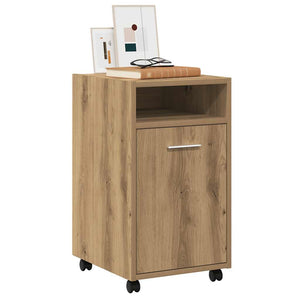 Rollbarer Schrank Artisan-Eiche 33x38x60 cm