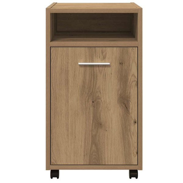Rollbarer Schrank Artisan-Eiche 33x38x60 cm