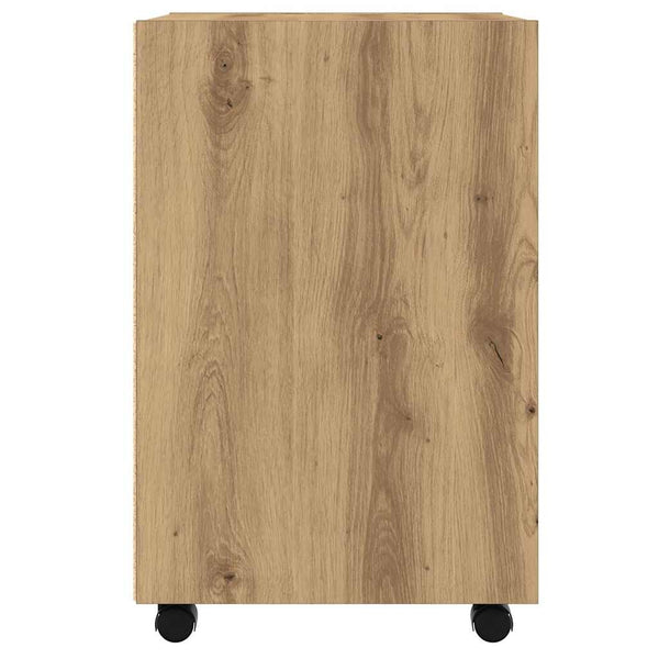 Rollbarer Schrank Artisan-Eiche 33x38x60 cm