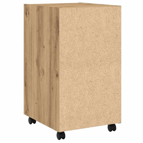 Rollbarer Schrank Artisan-Eiche 33x38x60 cm