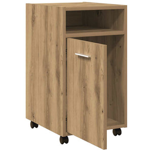 Rollbarer Schrank Artisan-Eiche 33x38x60 cm