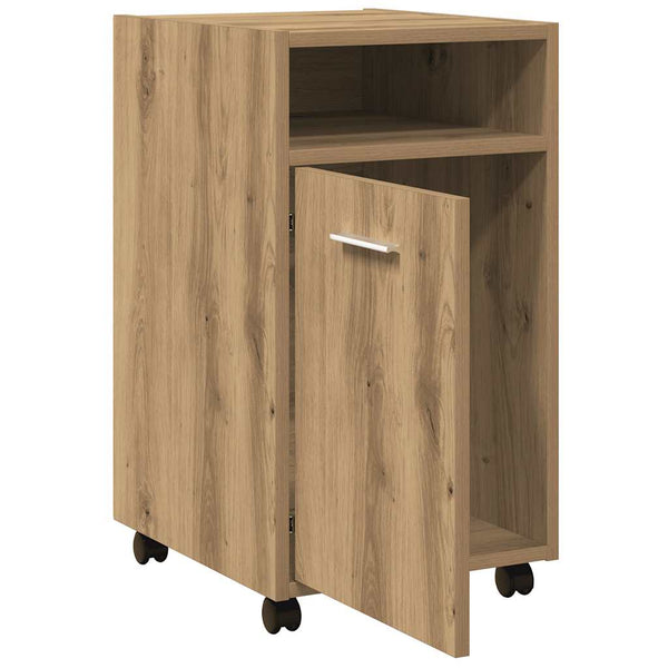 Rollbarer Schrank Artisan-Eiche 33x38x60 cm