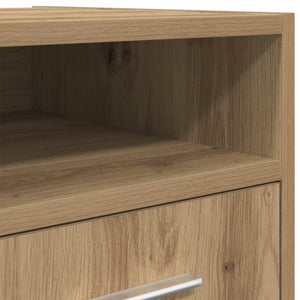 Rollbarer Schrank Artisan-Eiche 33x38x60 cm