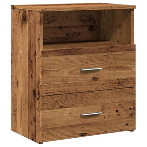 Nachttisch Altholz-Optik 50x32x60 cm