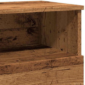 Nachttisch Altholz-Optik 50x32x60 cm