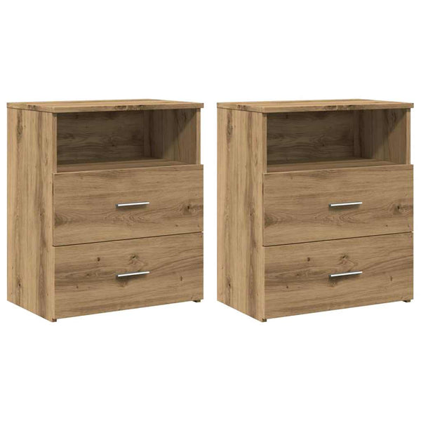 Nachttische 2er Set Artisan Eiche