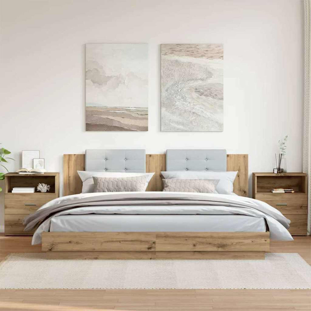 Nachttische 2er Set Artisan Eiche