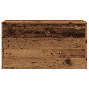 Aufbewahrungstruhe Altholz-Optik 84 cm