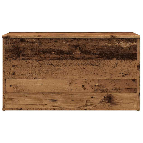 Aufbewahrungstruhe Altholz-Optik 84 cm