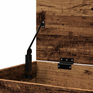 Aufbewahrungstruhe Altholz-Optik 84 cm