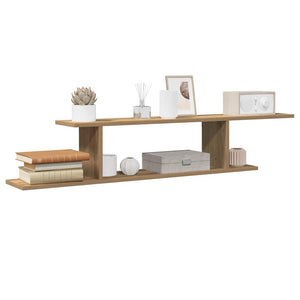 TV-Wandregal Artisan Eiche 125 cm