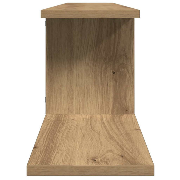 TV-Wandregal Artisan Eiche 125 cm