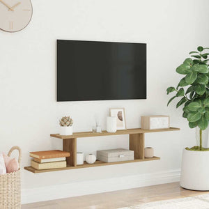 TV-Wandregal Artisan Eiche 125 cm