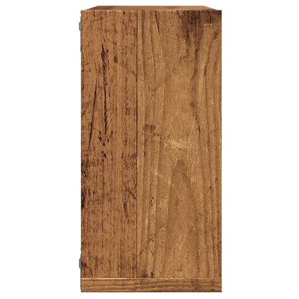 vidaXL Étagères murales cubes 6 pcs aspect bois de récupération 30x15x30 aggloméré