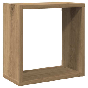 Würfel-Wandregale, 6er Set, Artisan-Eiche