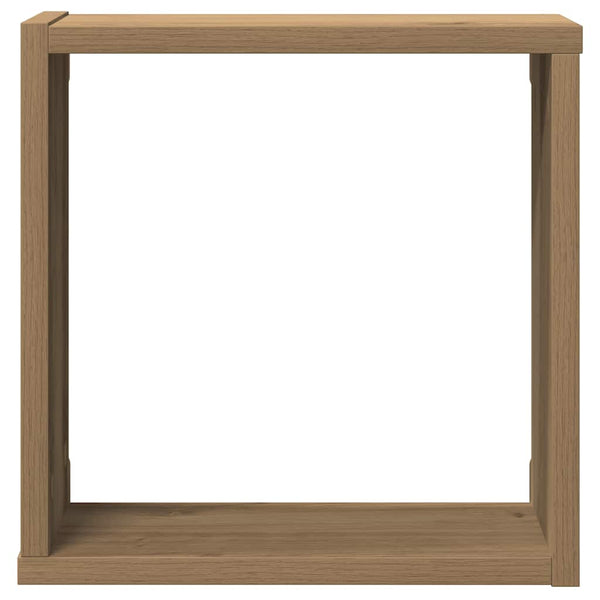 Würfel-Wandregale, 6er Set, Artisan-Eiche