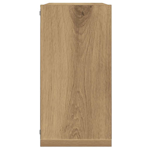Würfel-Wandregale, 6er Set, Artisan-Eiche
