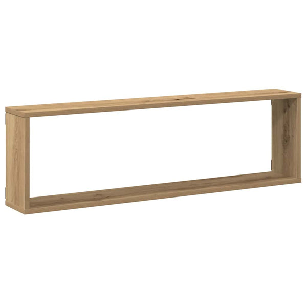 Würfel Wandregale, 4er Set, Artisan-Eiche