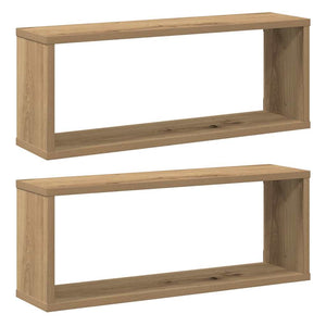 Würfel Wandregale 2er Set Artisan Eiche