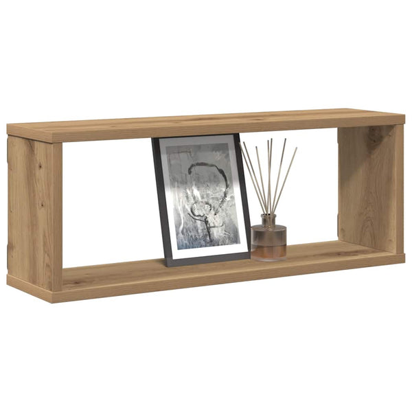 Wandregale 4er Set Eiche 60x15x23cm