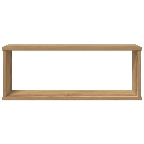 Wandregale 4er Set Eiche 60x15x23cm