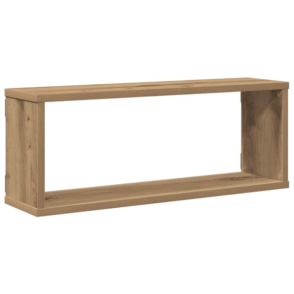 Wandregale 4er Set Eiche 60x15x23cm