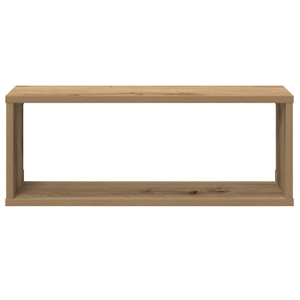 6er Set Wandregale Artisan Eiche 60x15x23 cm