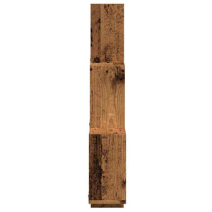 Würfelregal in Altholz-Optik, 78 cm