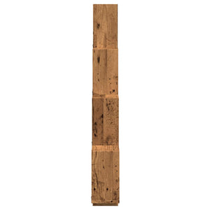 vidaXL Étagère cube aspect bois de récupération 90x15x119,5 cm en bois d'ingénierie