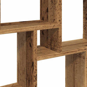 vidaXL Étagère cube aspect bois de récupération 90x15x119,5 cm en bois d'ingénierie