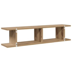 Wandregale 2er Set Eiche 90cm