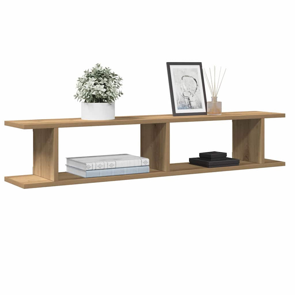 Wandregale 2er Set Artisan-Eiche