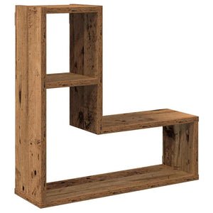 vidaXL Étagères murales 2 pcs Aspect bois de récupération 50x15x50 Bois d'ingénierie