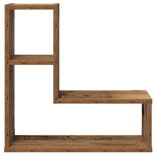 vidaXL Étagères murales 2 pcs Aspect bois de récupération 50x15x50 Bois d'ingénierie