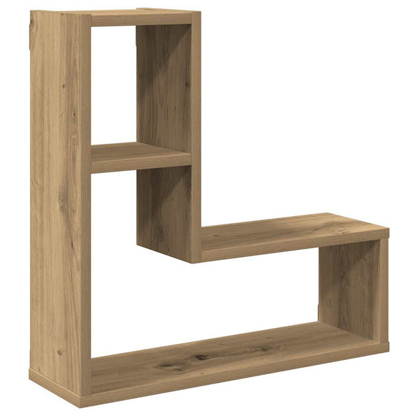 Wandregale 2er Set Artisan Eiche 50x50