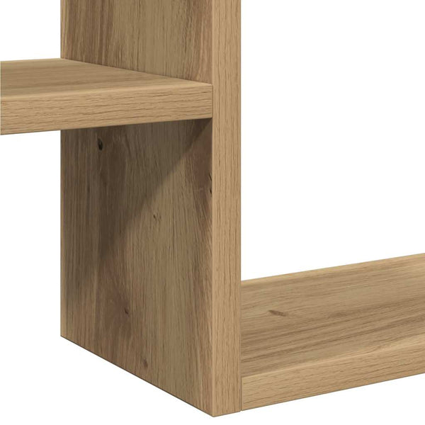 Wandregale 2er Set Artisan Eiche 50x50