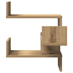 Wand-Eckregale 2er Set Artisan Eiche