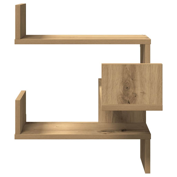 Wand-Eckregale 2er Set Artisan Eiche
