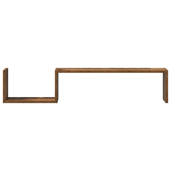 Wandregale 2er Set Altholz-Optik 100cm