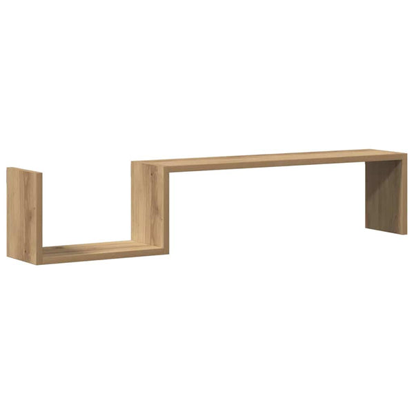 Wandregale 2er Set Artisan-Eiche 100cm