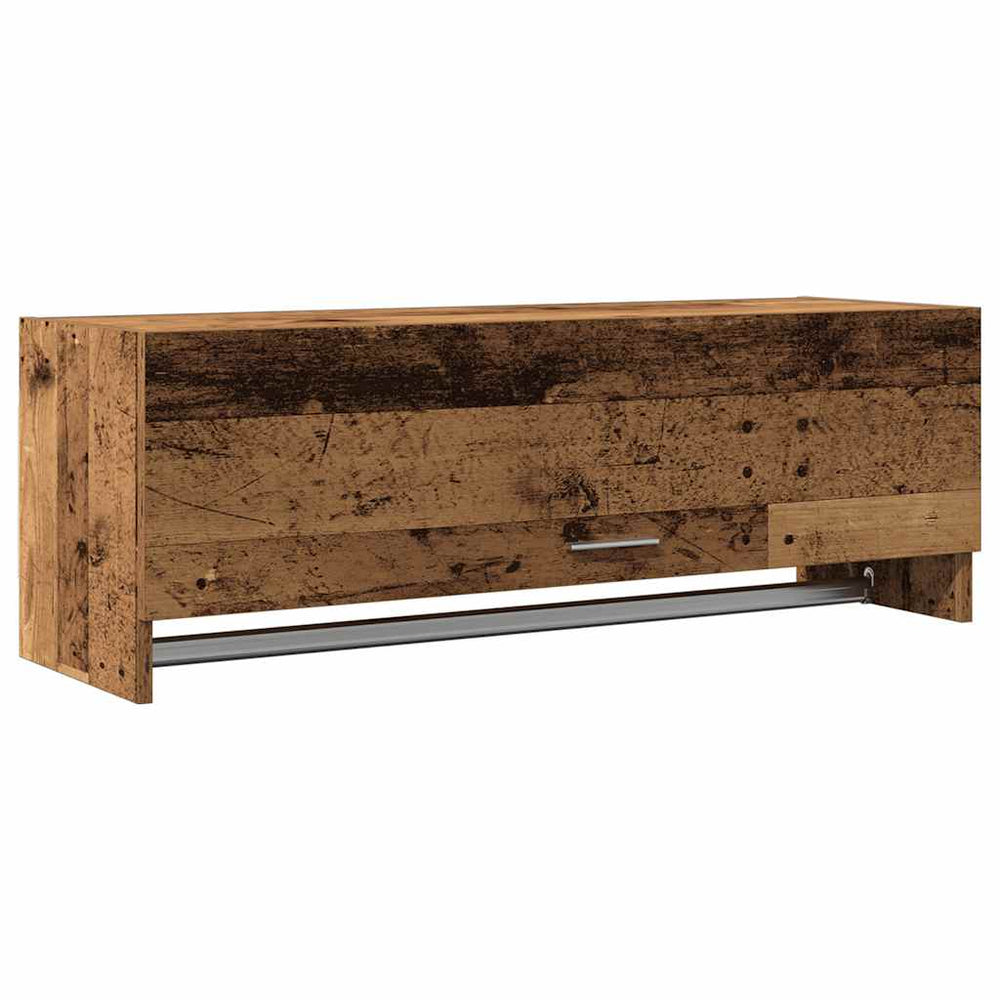 Kleiderschrank Altholz-Optik, 100 cm breit