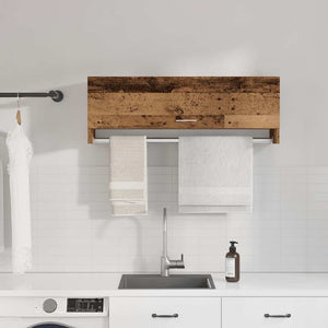 Kleiderschrank Altholz-Optik, 100 cm breit