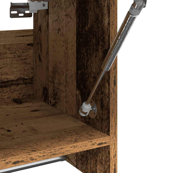 Kleiderschrank in Altholz-Optik, 70 cm