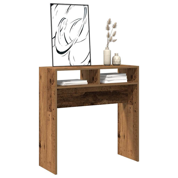 Konsolentisch Altholz-Optik 78x30x80 cm