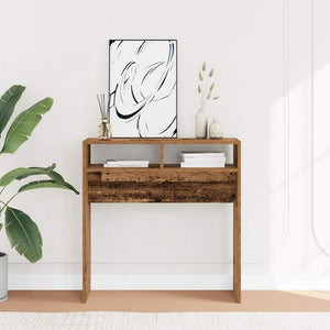 Konsolentisch Altholz-Optik 78x30x80 cm