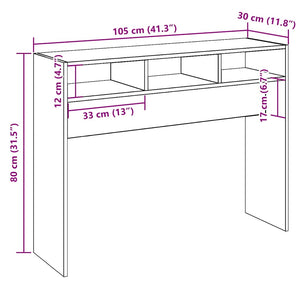 Konsolentisch Altholz-Optik 105 cm
