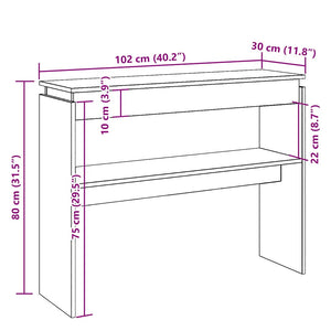 Konsolentisch Artisan Eiche 102 cm